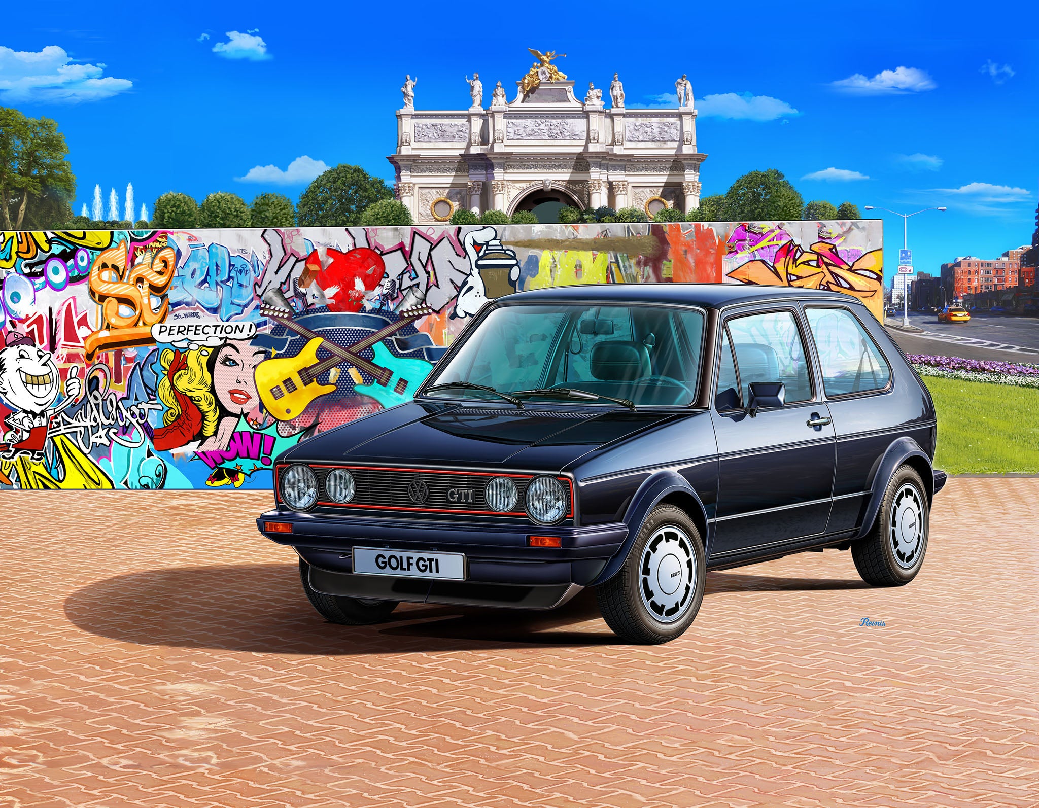 Masina Revell Gift Set Volkswagen Golf Gti Pirelli 35Th Anniv. Scara 1:24 Rev05694