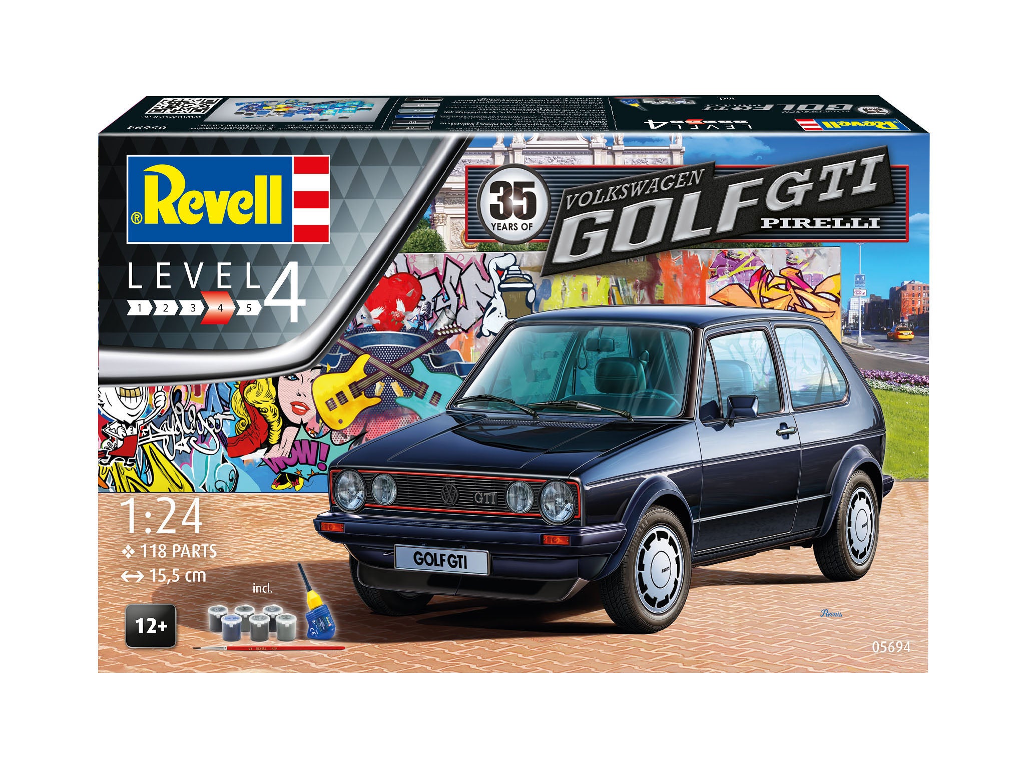 Masina Revell Gift Set Volkswagen Golf Gti Pirelli 35Th Anniv. Scara 1:24 Rev05694