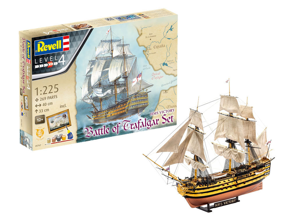 Vapor Revell Gift Set Battle Of Trafalgar Scara 1:225 Rev05767