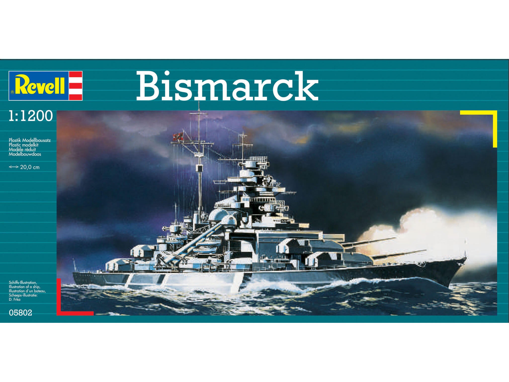 Revell Vapor  German Battleship Bismarck Rev05802