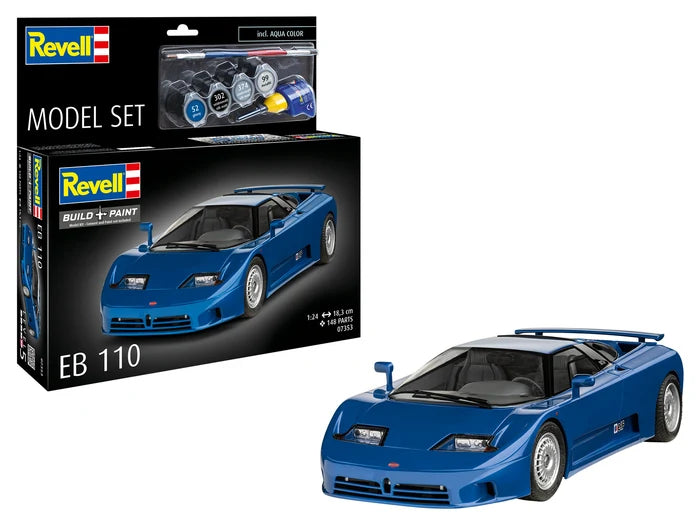 Revell Bugatti EB110 Model Set – machetă auto 1:24, REV67353