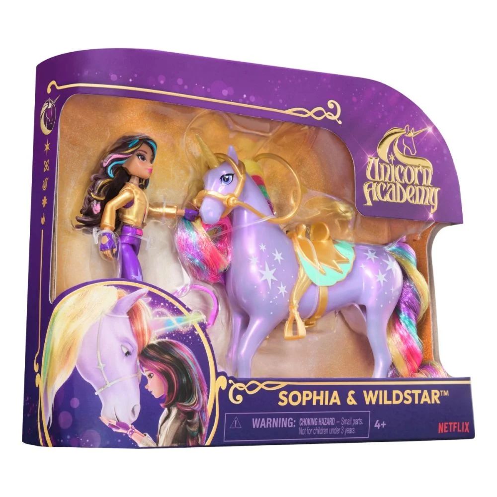 Set Unicorn Academy, papusa Sophia si unicornul Wildstar, SPM6071175-20149007