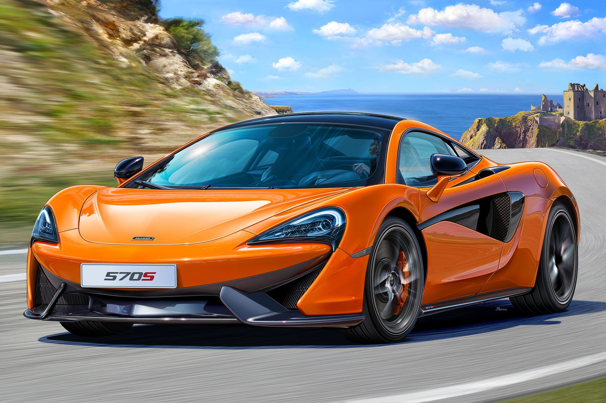 Macheta automodel de construit Revell McLaren 570s  07051