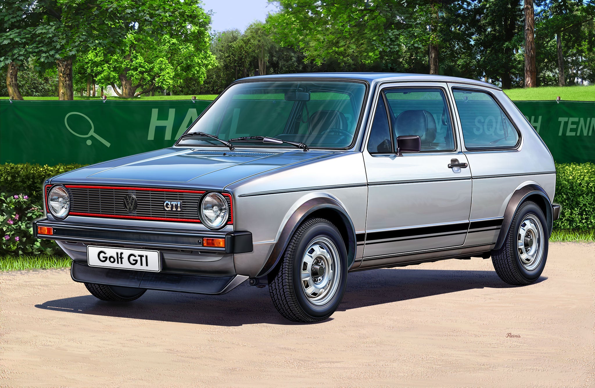 Macheta automodel de construit Revell VW Golf GTI 07072