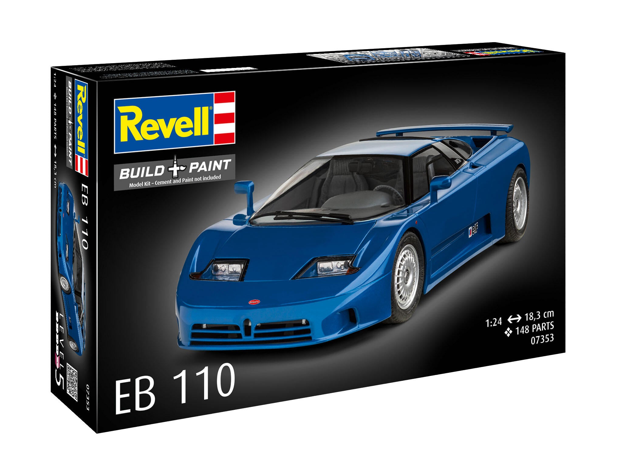 Revell Kit Bugatti Eb110 Scara 1:24 Rev07353