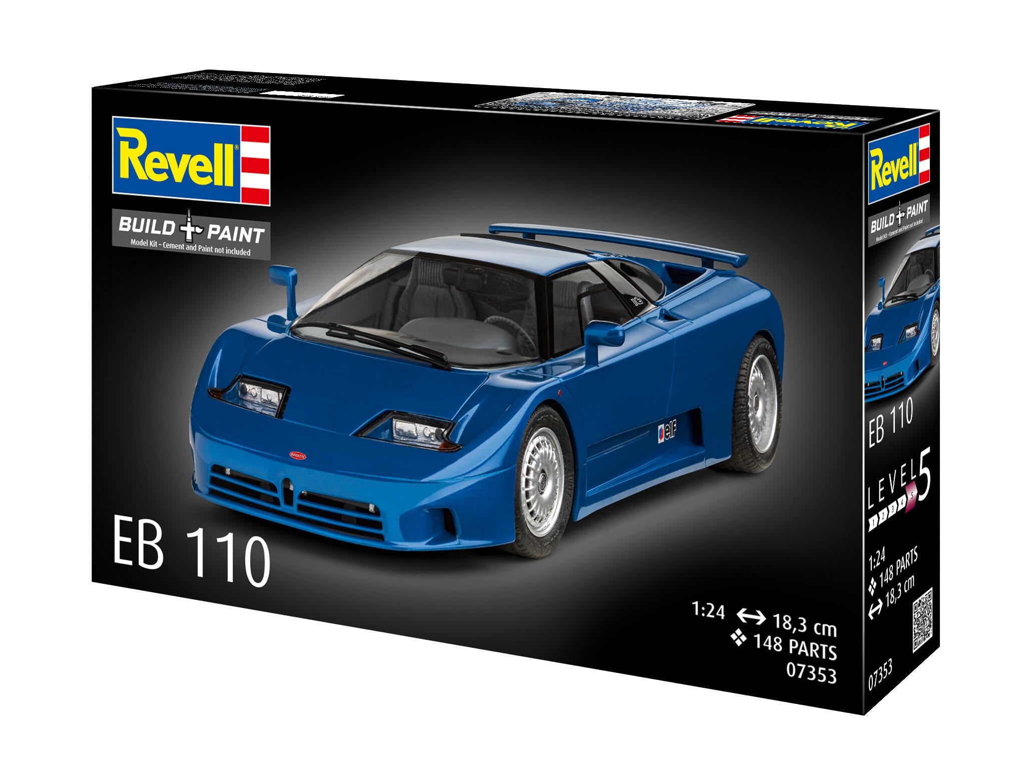 Revell Kit Bugatti Eb110 Scara 1:24 Rev07353