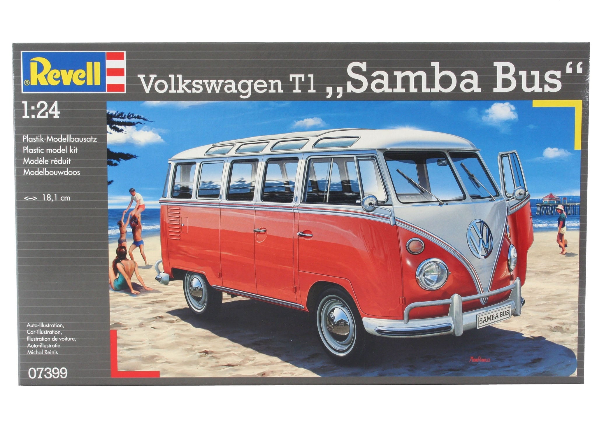 Automodel de construit VW Samba Bus model de construire - Revell 07399