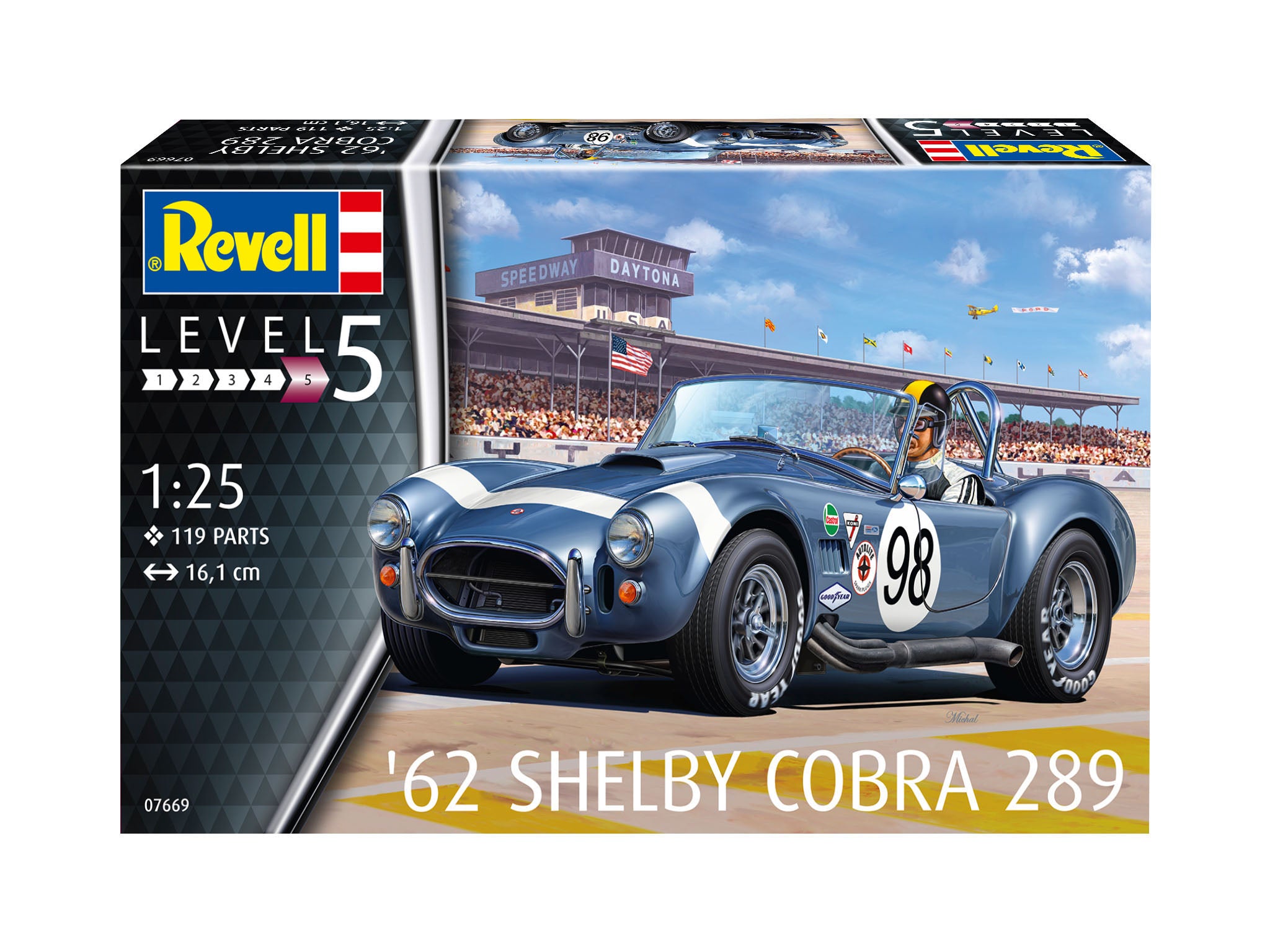 Macheta REVELL Masina 62 Shelby Cobra 289  07669