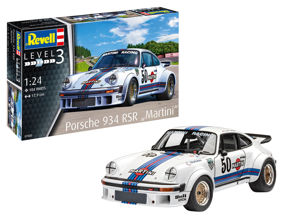Automodel de construit Revell Porsche Martini 934 RSR 07685