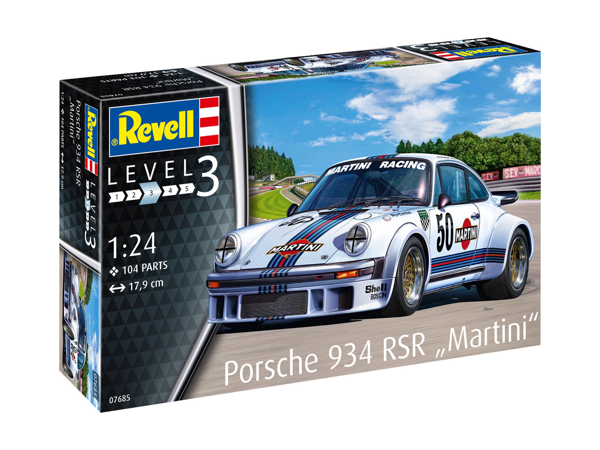 Automodel de construit Revell Porsche Martini 934 RSR 07685