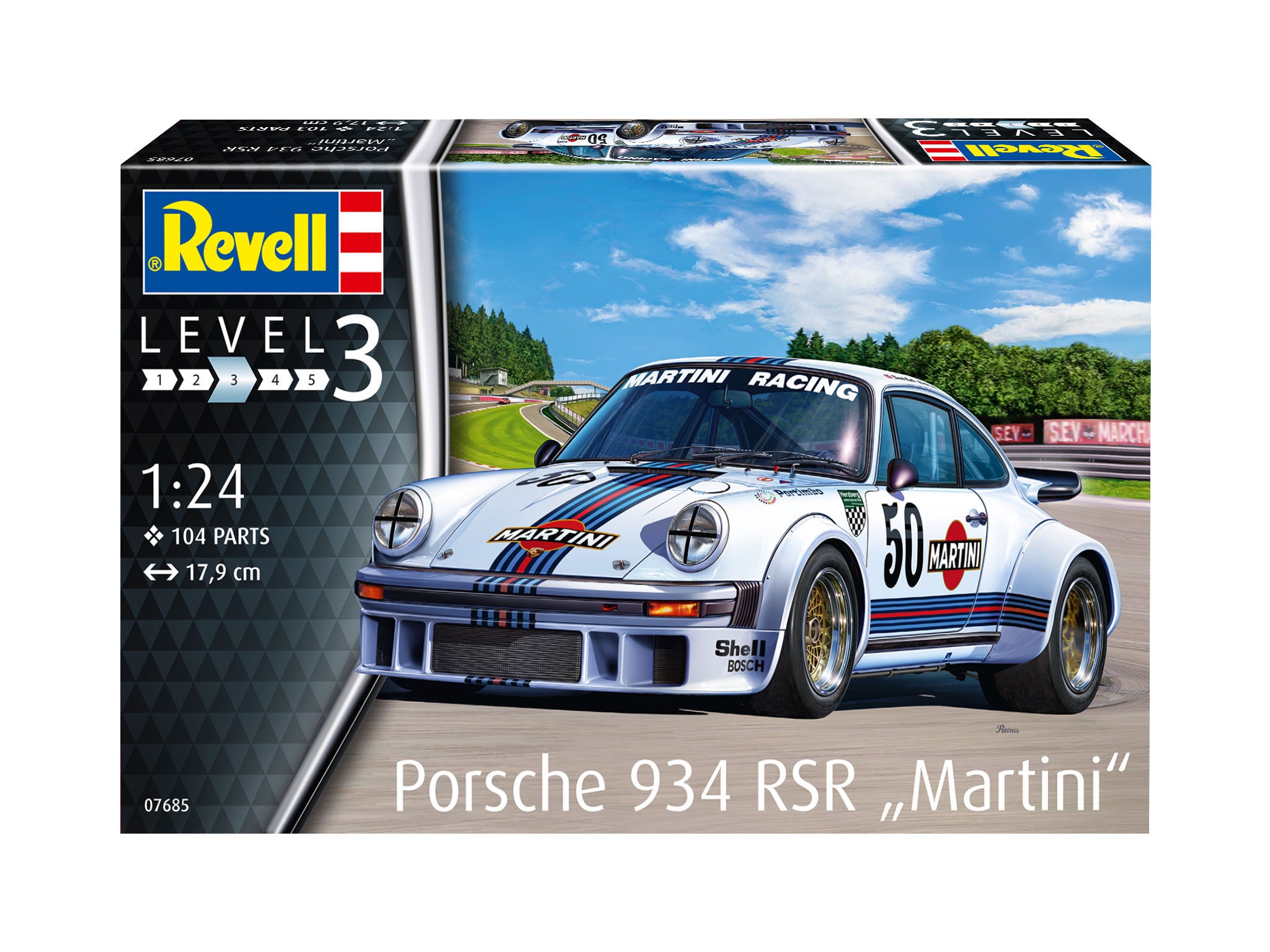 Automodel de construit Revell Porsche Martini 934 RSR 07685