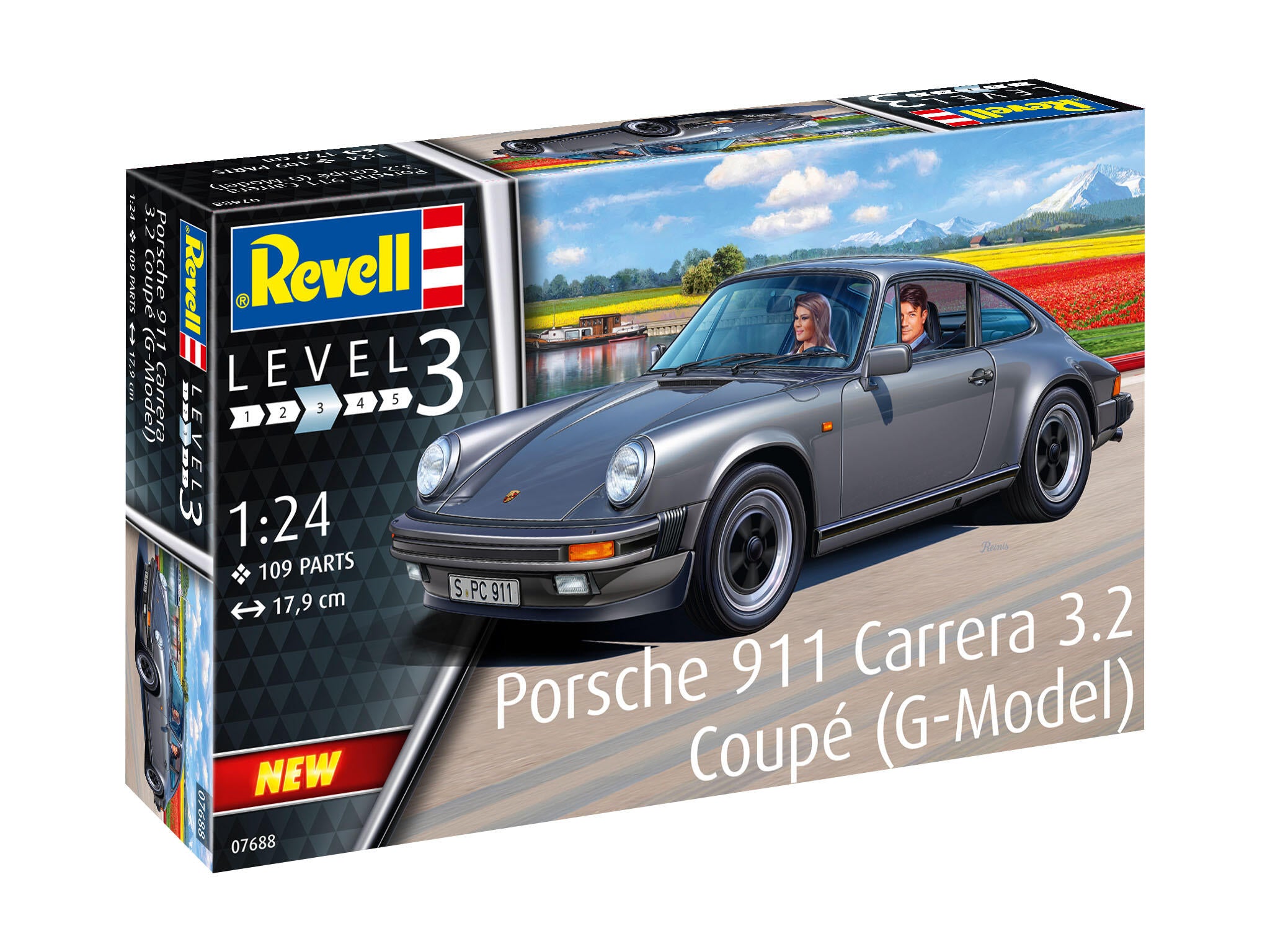 Revell Kit Porsche 911 Carrera Scara 1:24 Rev07688