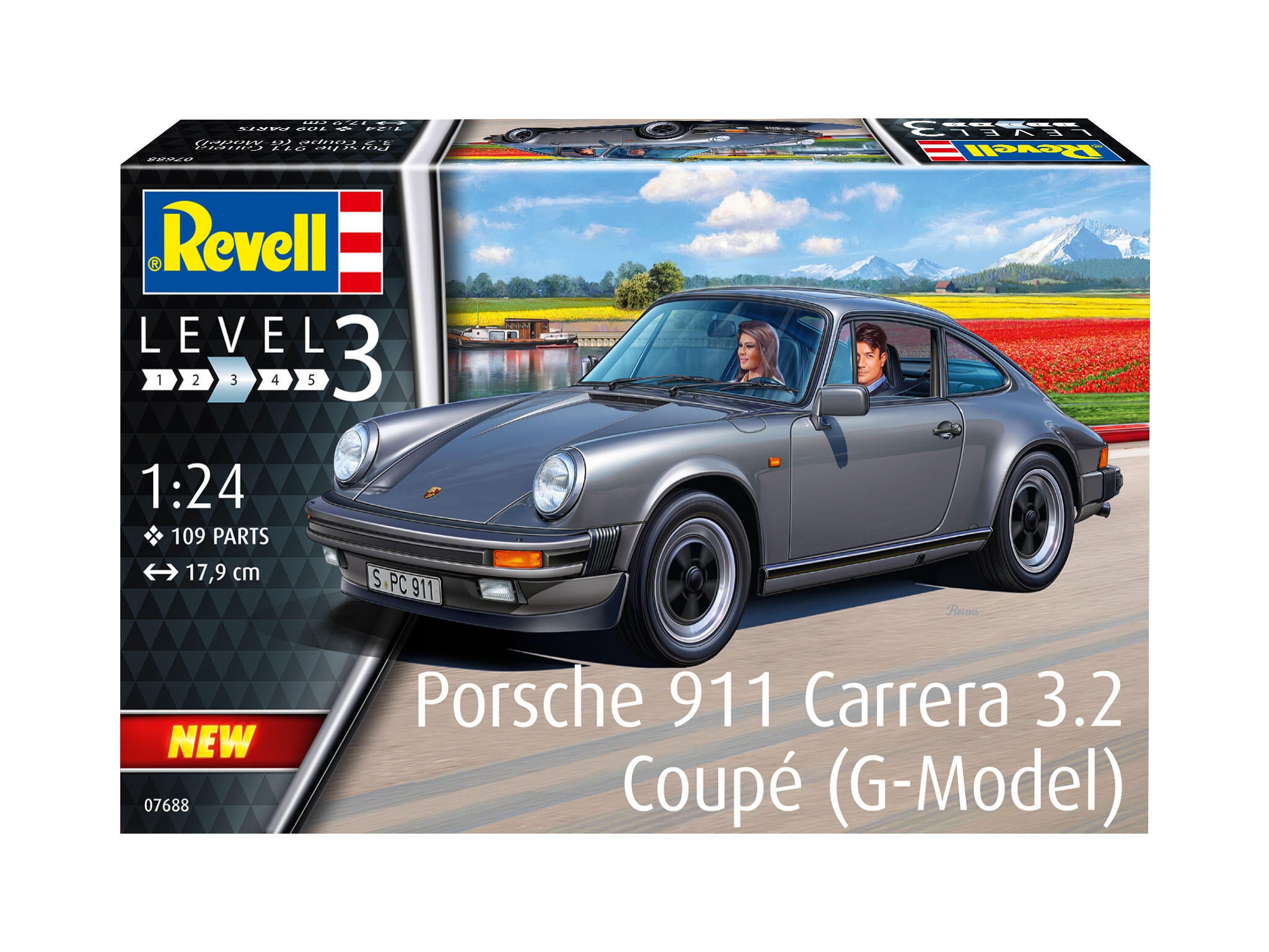 Revell Kit Porsche 911 Carrera Scara 1:24 Rev07688