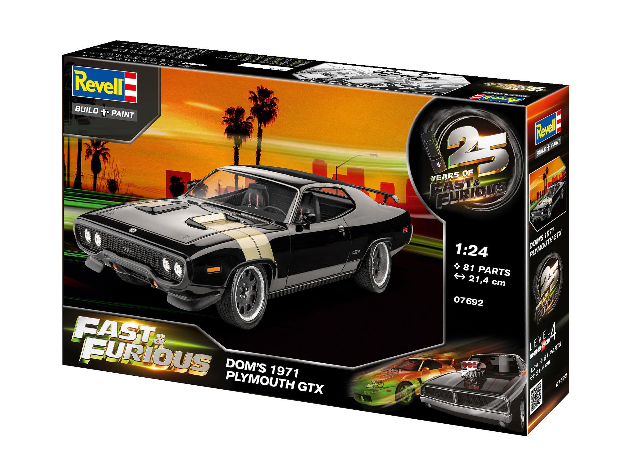 Revell Kit Fast And Furious Dominics 1971 Scara 1:24 Rev07692
