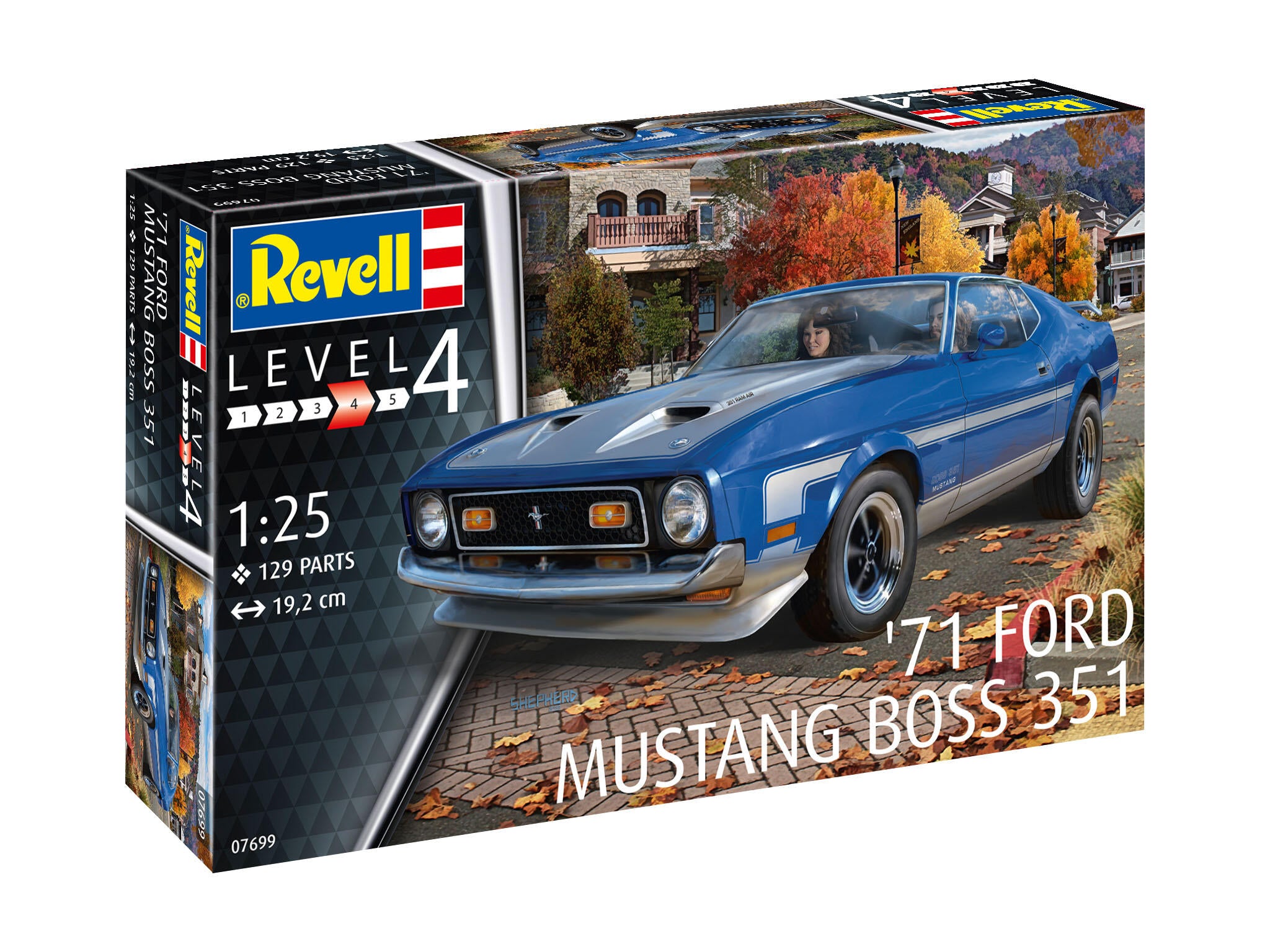 Revell Kit 71 Ford Mustang 351 Scara 1:25 Rev07699