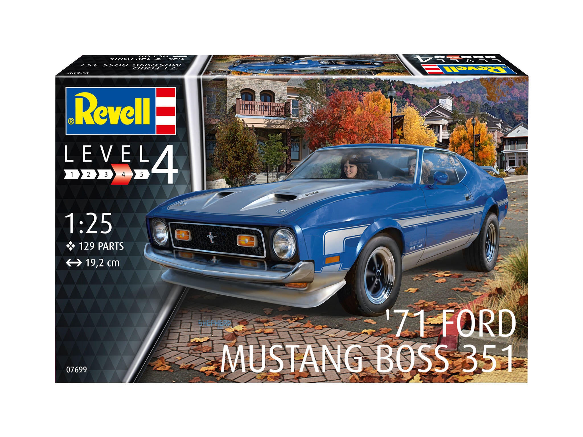 Revell Kit 71 Ford Mustang 351 Scara 1:25 Rev07699