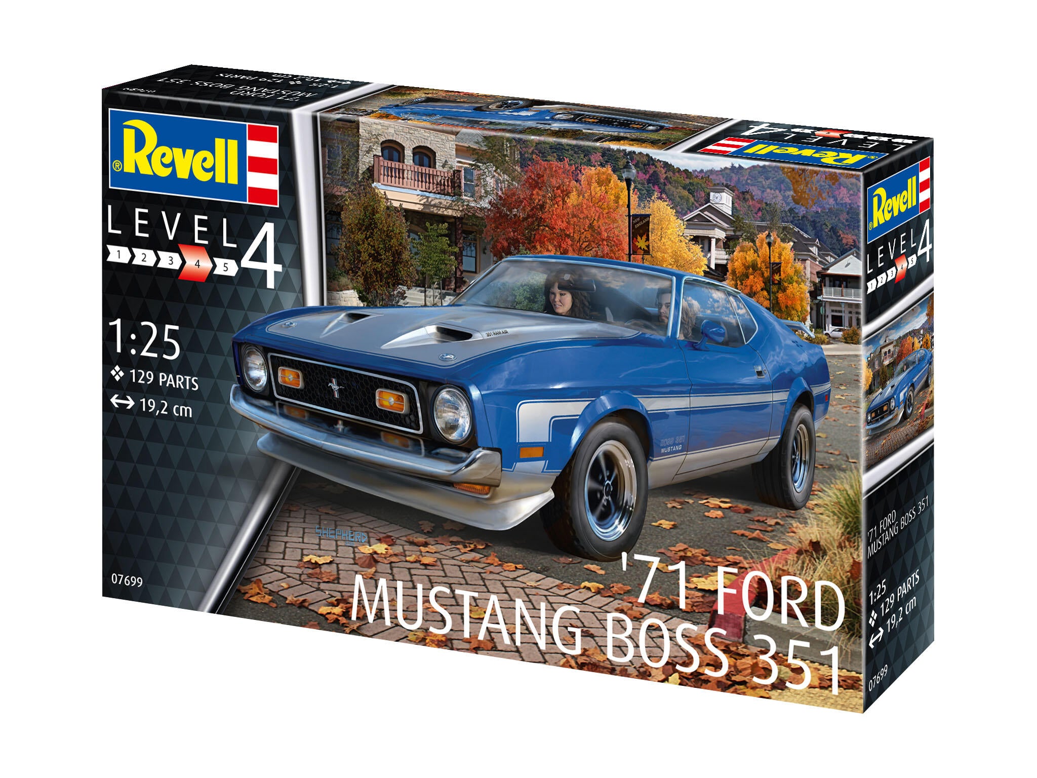 Revell Kit 71 Ford Mustang 351 Scara 1:25 Rev07699