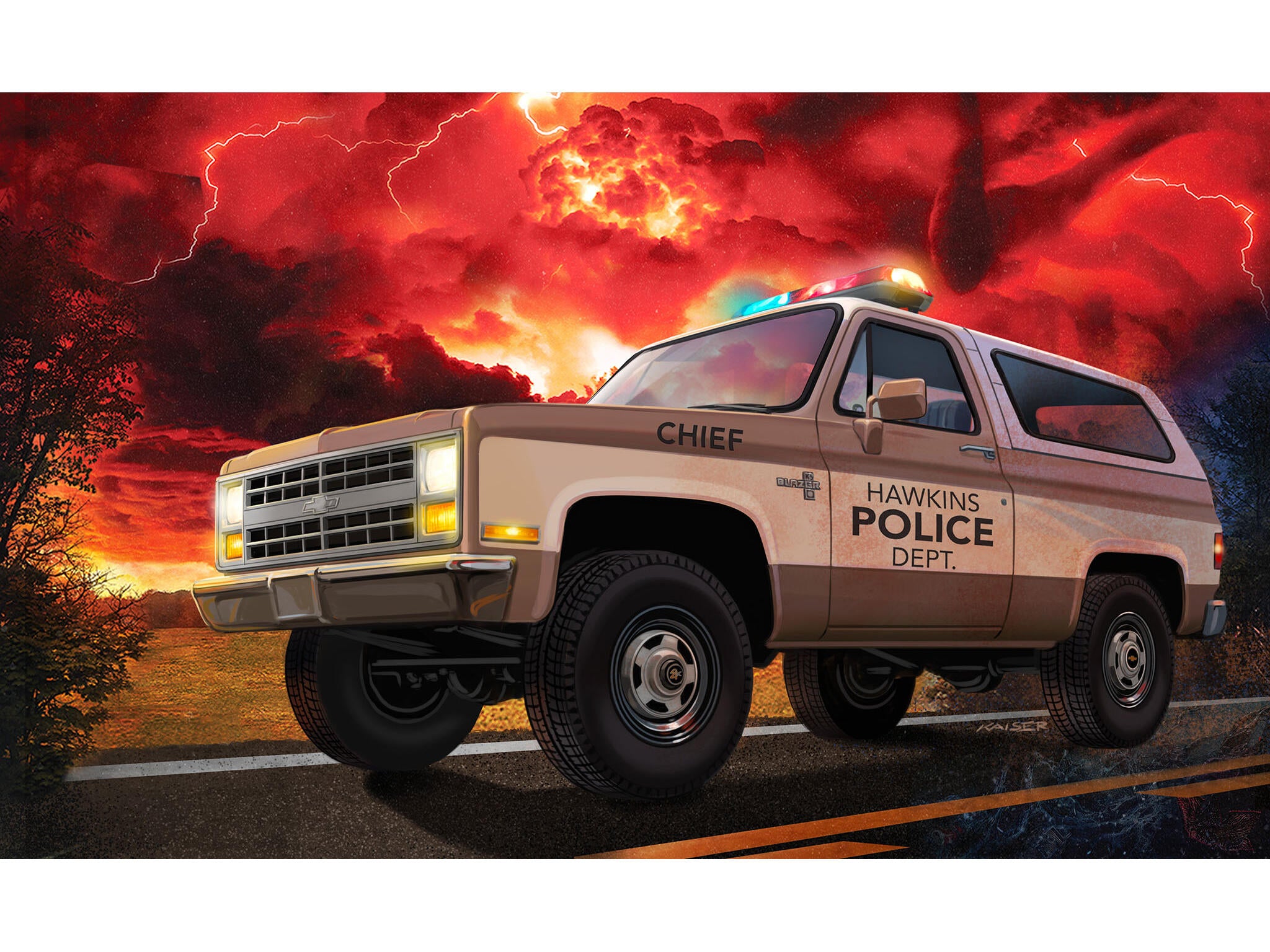 Revell Macheta Masina  Jim Hopper´S Chevy Blazer K5: Stranger Things Rev07724