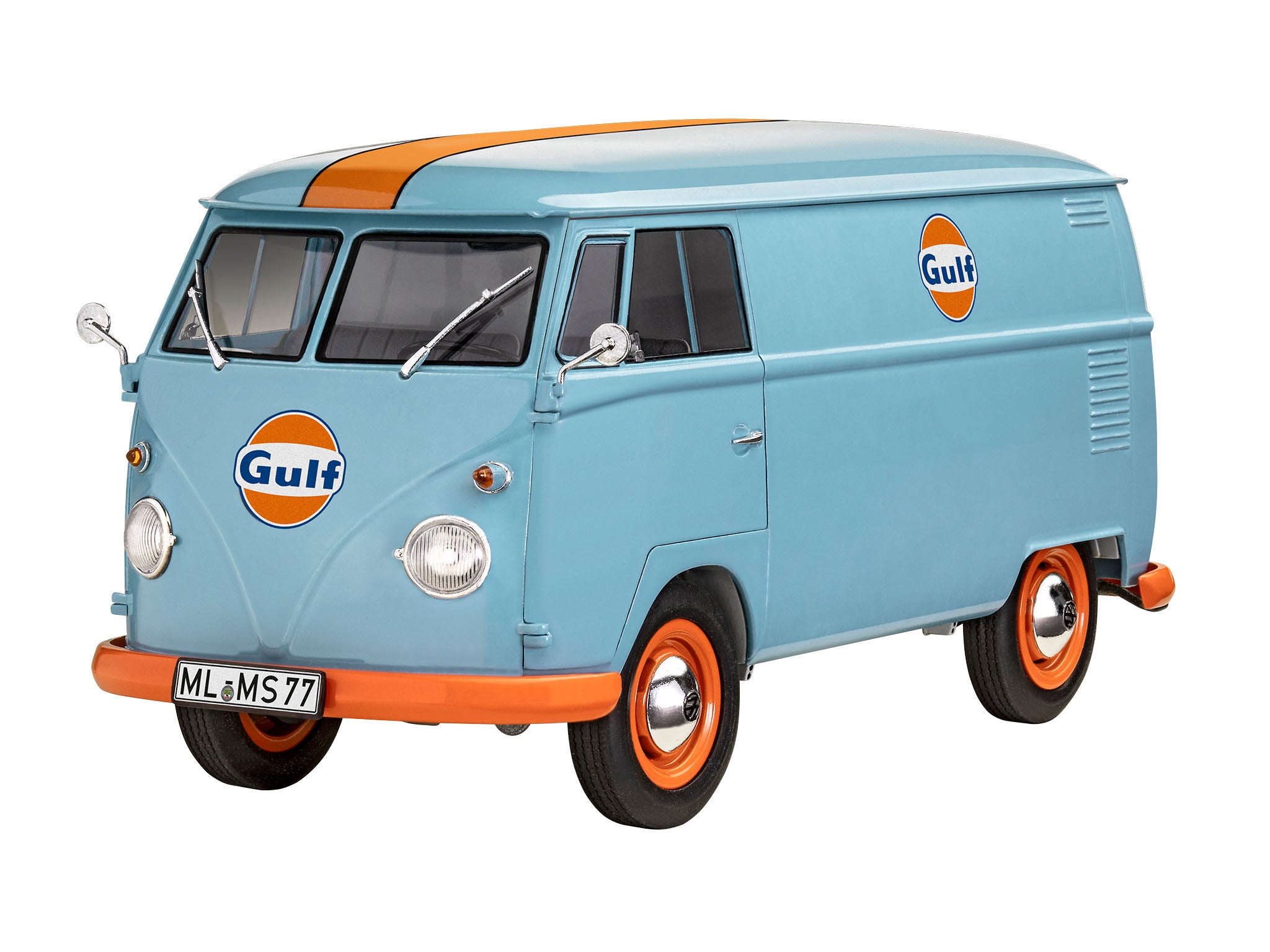 Masinuta Revell, VW T1 Panel Van, Decor Gulf, scara 1/24  07726