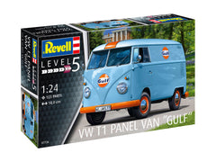 Masinuta Revell, VW T1 Panel Van, Decor Gulf, scara 1/24  07726