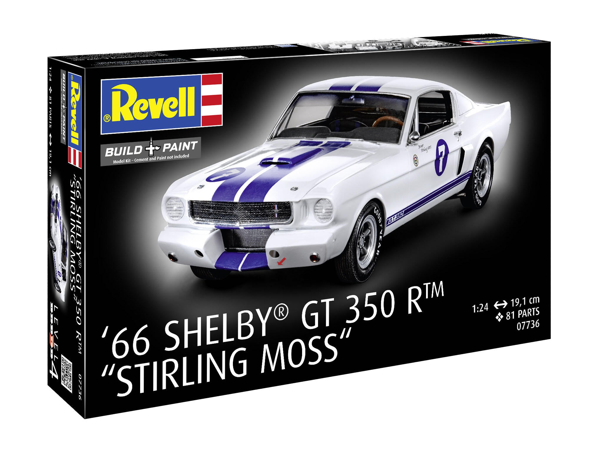 Revell Macheta Masina  66 Shelby Gt 350 R Stirling Moss Rev07736