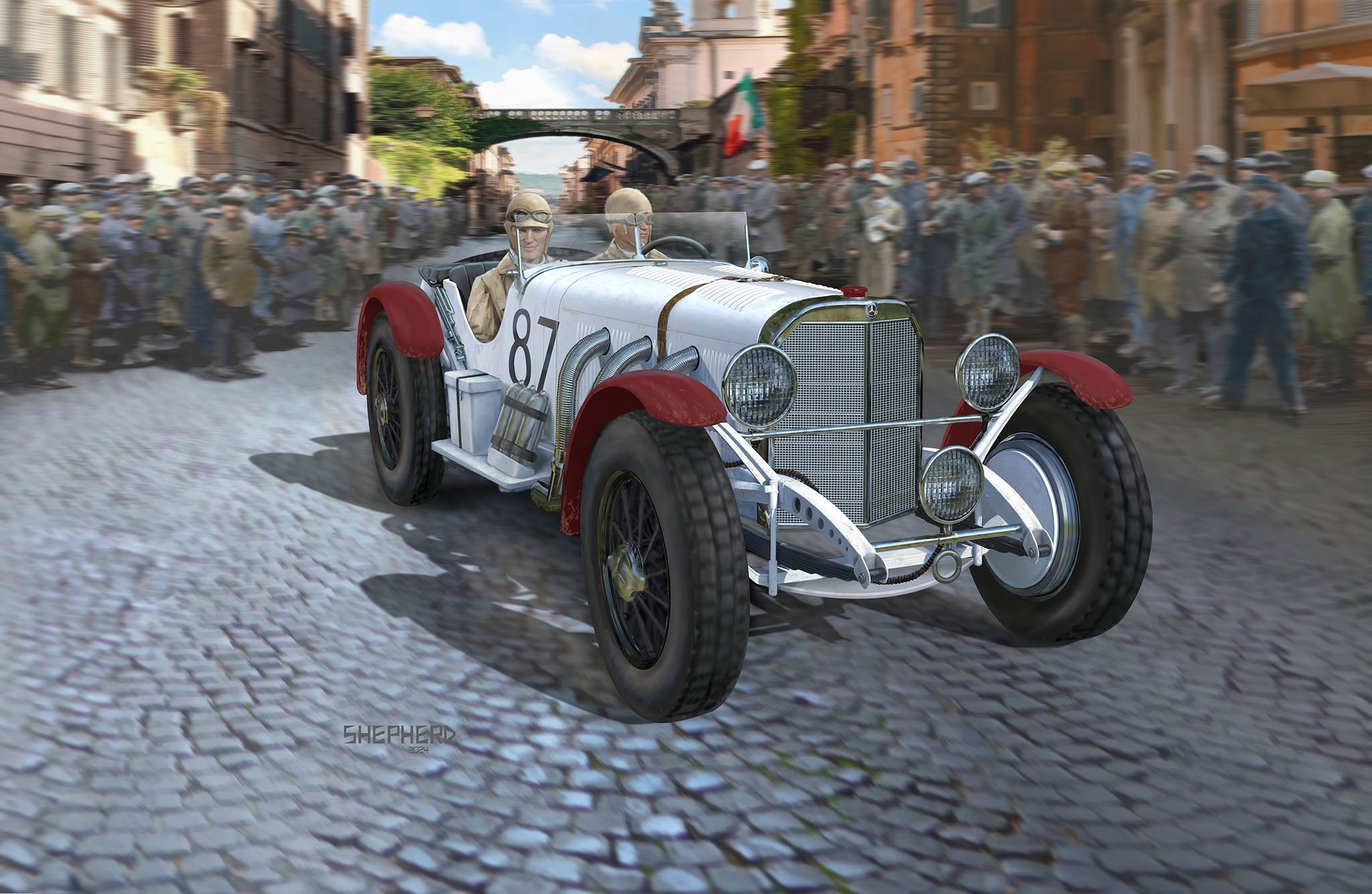 Model auto: Mercedes-Benz SSKL 1/32 - Revell 07737