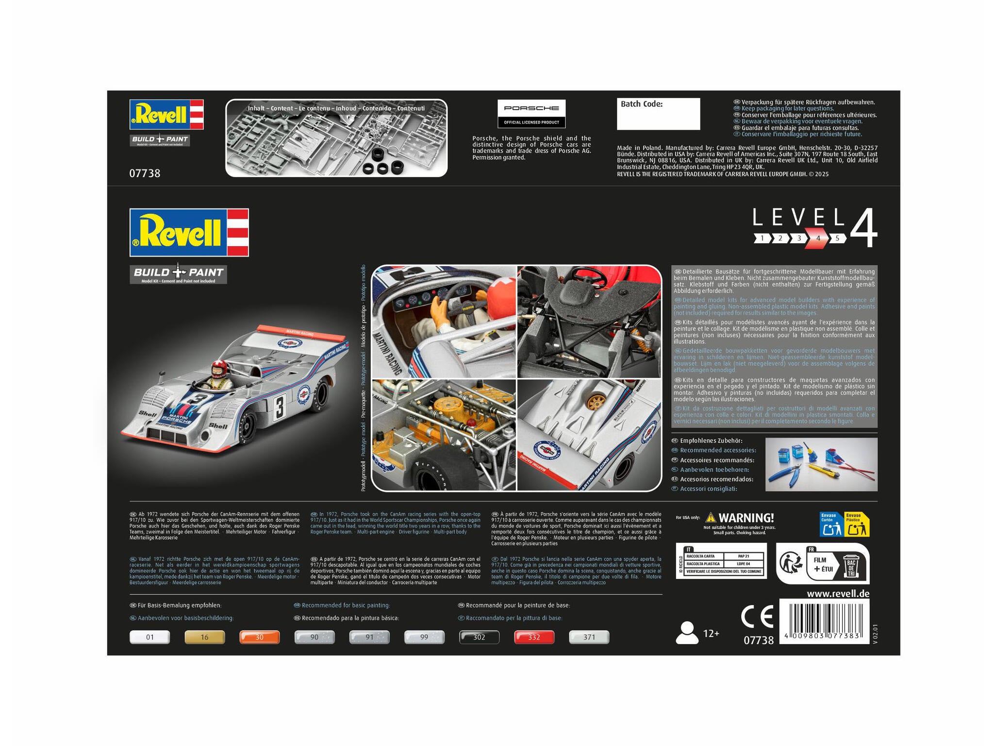 Revell Macheta Masina  Porsche 917/10 Rev07738