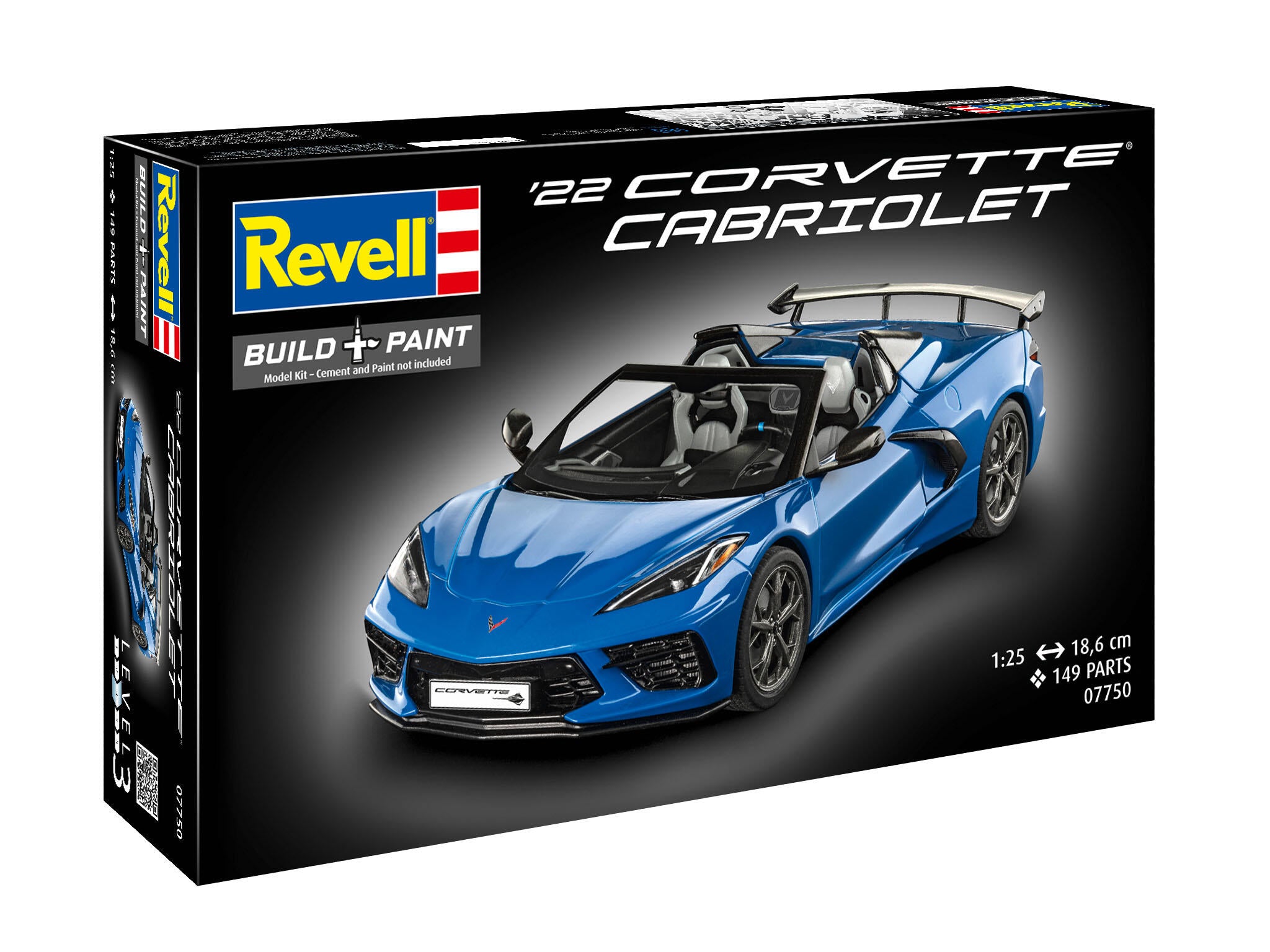 Revell Kit Corvette C8 Cabrio Scara 1:25 Rev07750