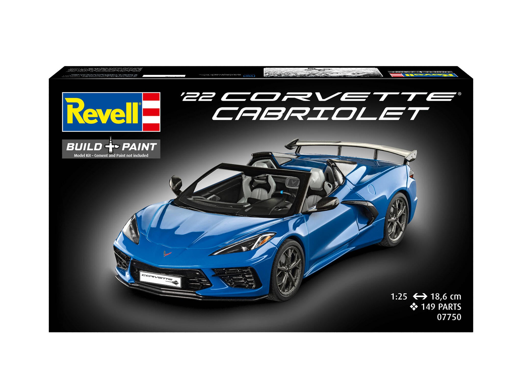Revell Kit Corvette C8 Cabrio Scara 1:25 Rev07750