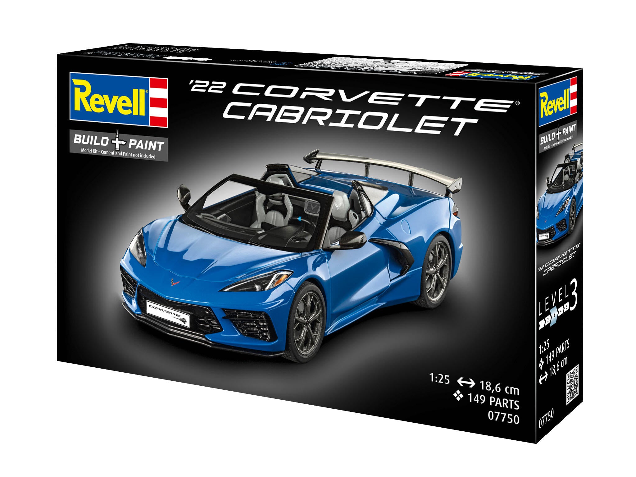 Revell Kit Corvette C8 Cabrio Scara 1:25 Rev07750