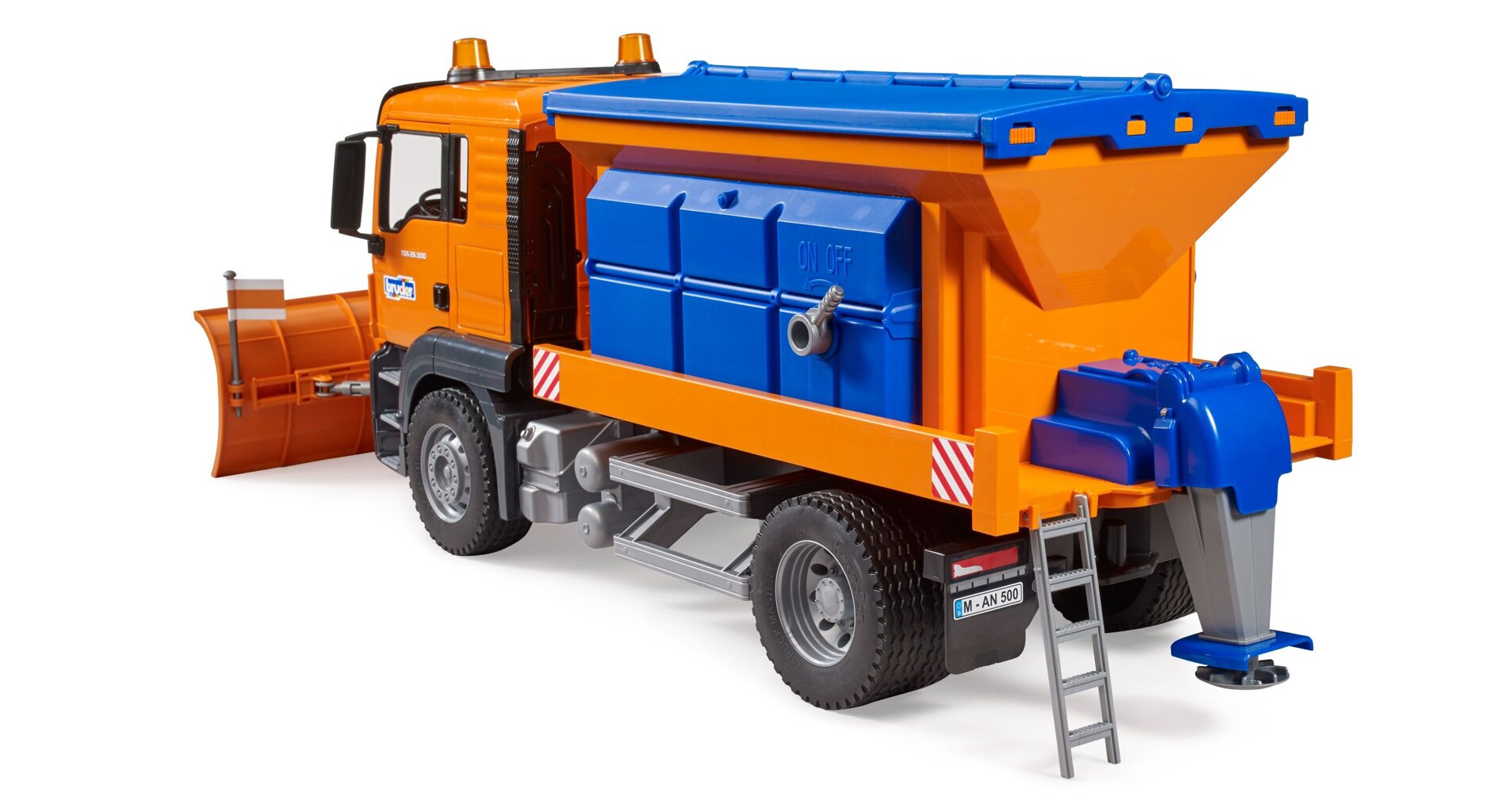 Distribuitor MAN TGS cu lama frontala - Bruder 3785