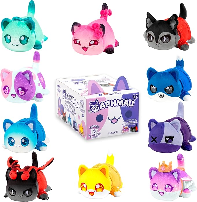 Plus Aphmau 15 cm MeeMeow Mystery Plush – Seria 6 – Aphmau & Prietenii 6026