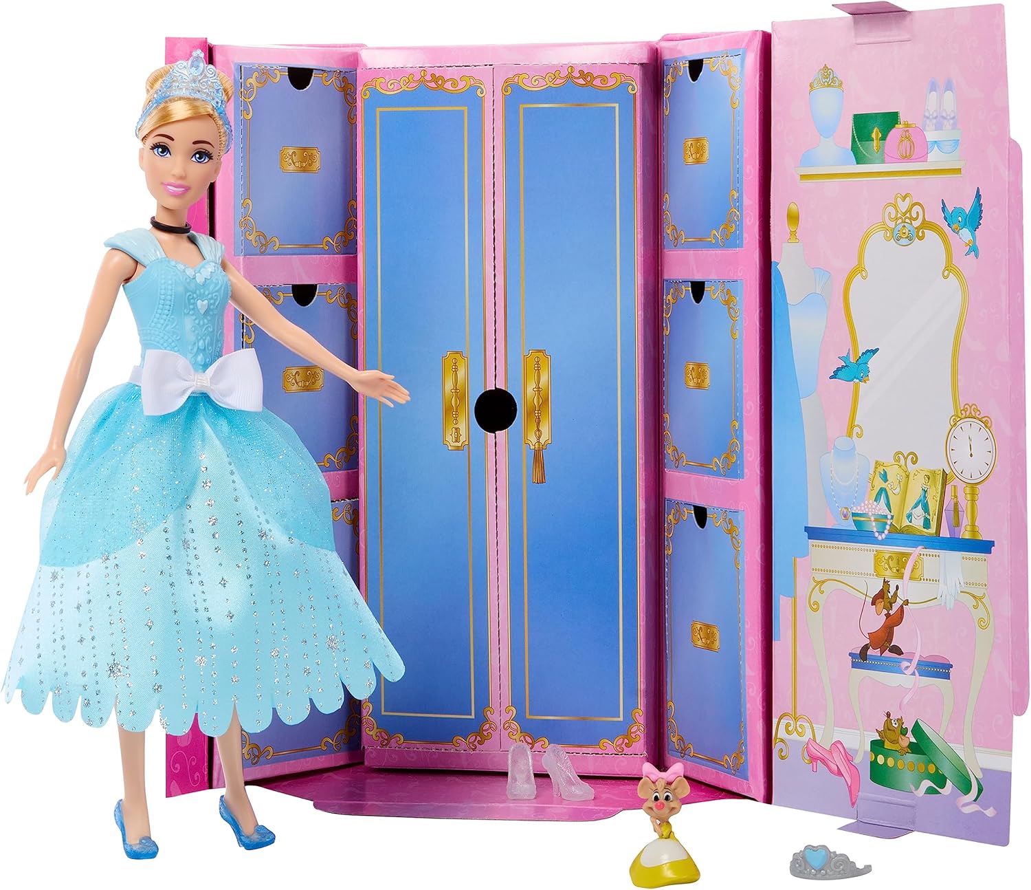 Disney Princess Royal Fashion Reveal Cinderella Doll JCR96