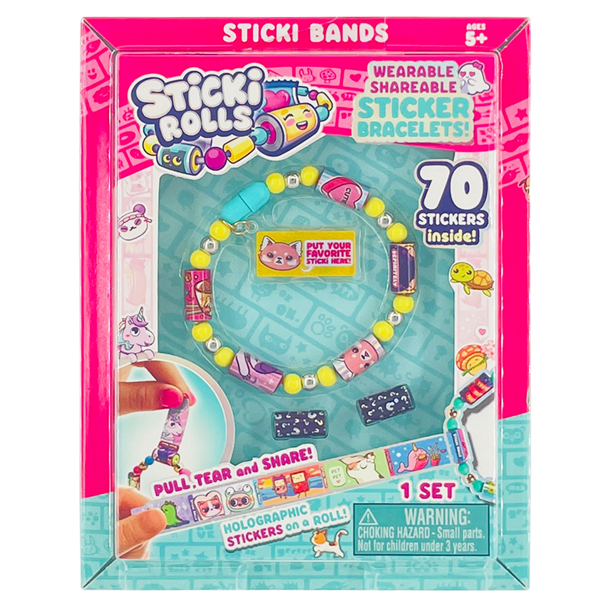 Bratari Cu Stickere Sticki Rolls Single Pack Scsr100 Galben