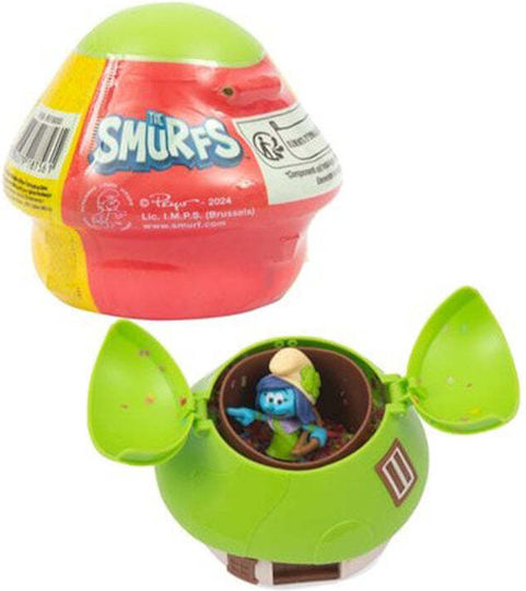 Figurine Si Casuta Ciuperca Strumfii Verde Gppuf38000