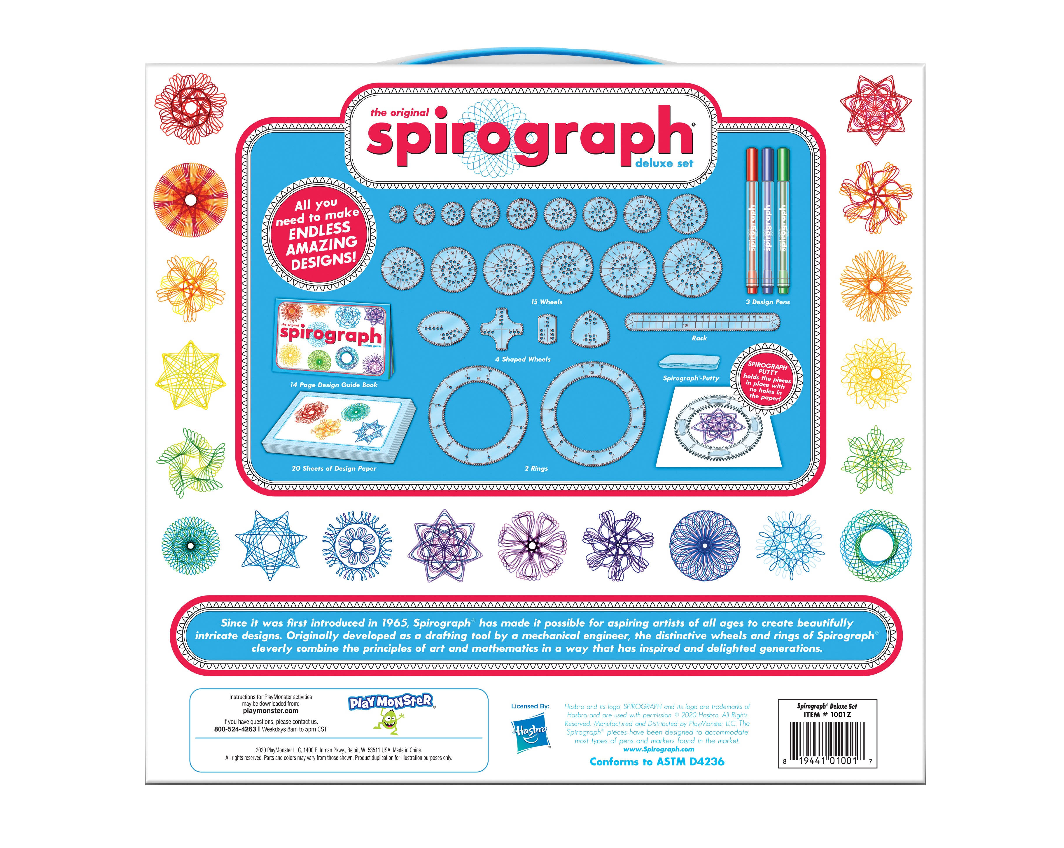 Set creativ Spirograpgh Deluxe set 1001Z