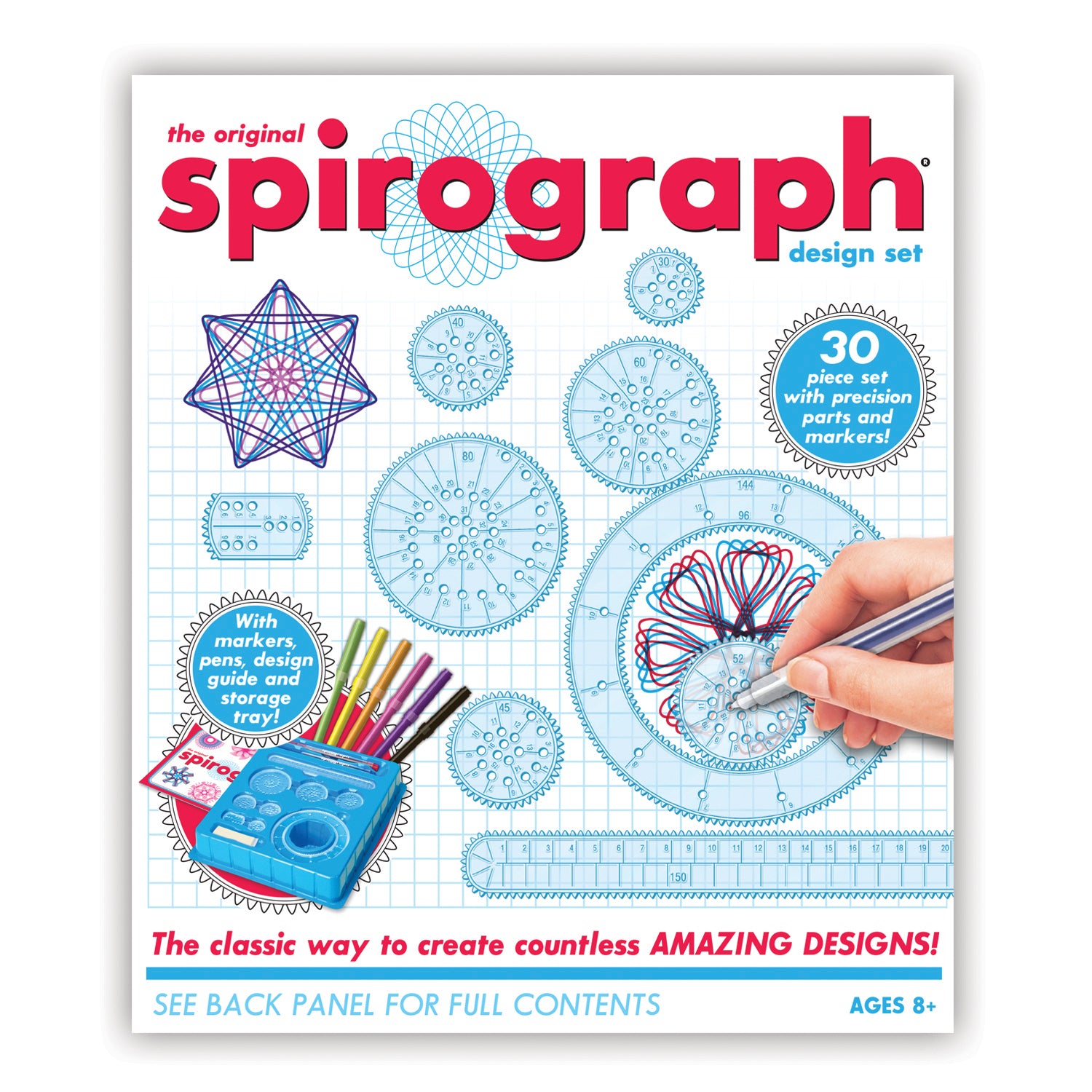 Set creatie Spirograph Design set in cutie PMSPDP1006Z