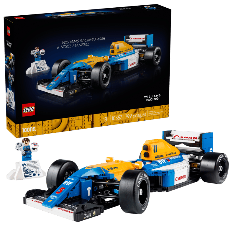 LEGO® Icons - Williams Racing FW14B si Nigel Mansell 10353, 799 piese