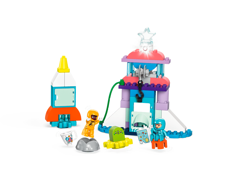 LEGO® DUPLO® - Aventura cu naveta spatiala 3 IN 1 10422, 58 piese