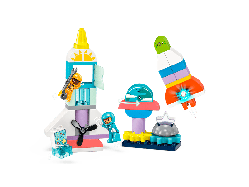 LEGO® DUPLO® - Aventura cu naveta spatiala 3 IN 1 10422, 58 piese