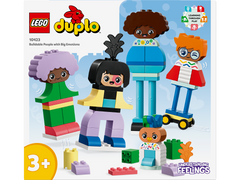 LEGO® DUPLO® - Oameni construibili cu emotii mari 10423, 71 piese