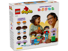 LEGO® DUPLO® - Oameni construibili cu emotii mari 10423, 71 piese