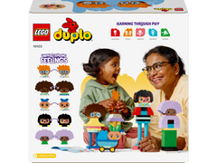 LEGO® DUPLO® - Oameni construibili cu emotii mari 10423, 71 piese