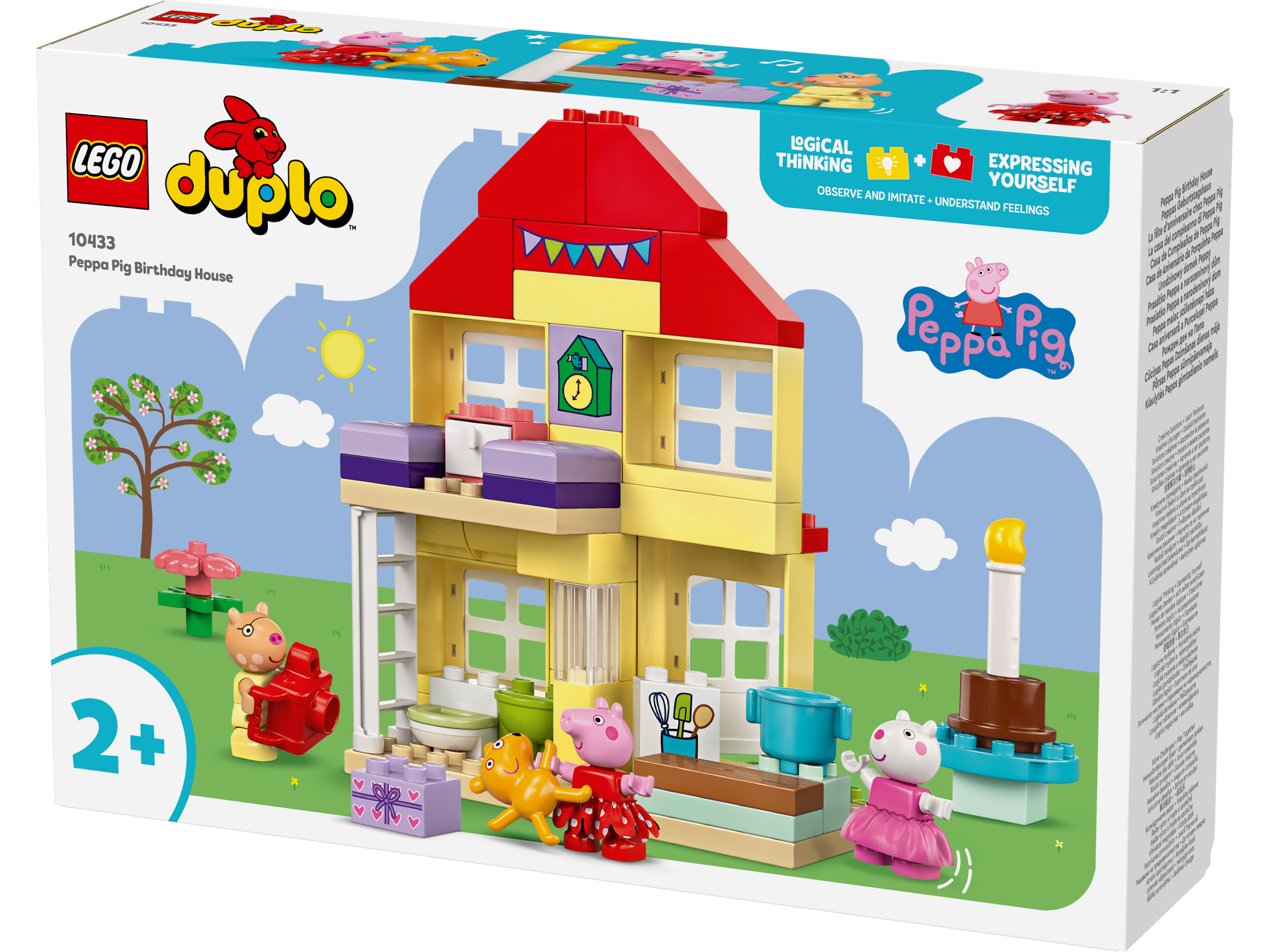 LEGO® DUPLO® - Casa aniversara a Purcelusei Peppa 10433, 59 piese