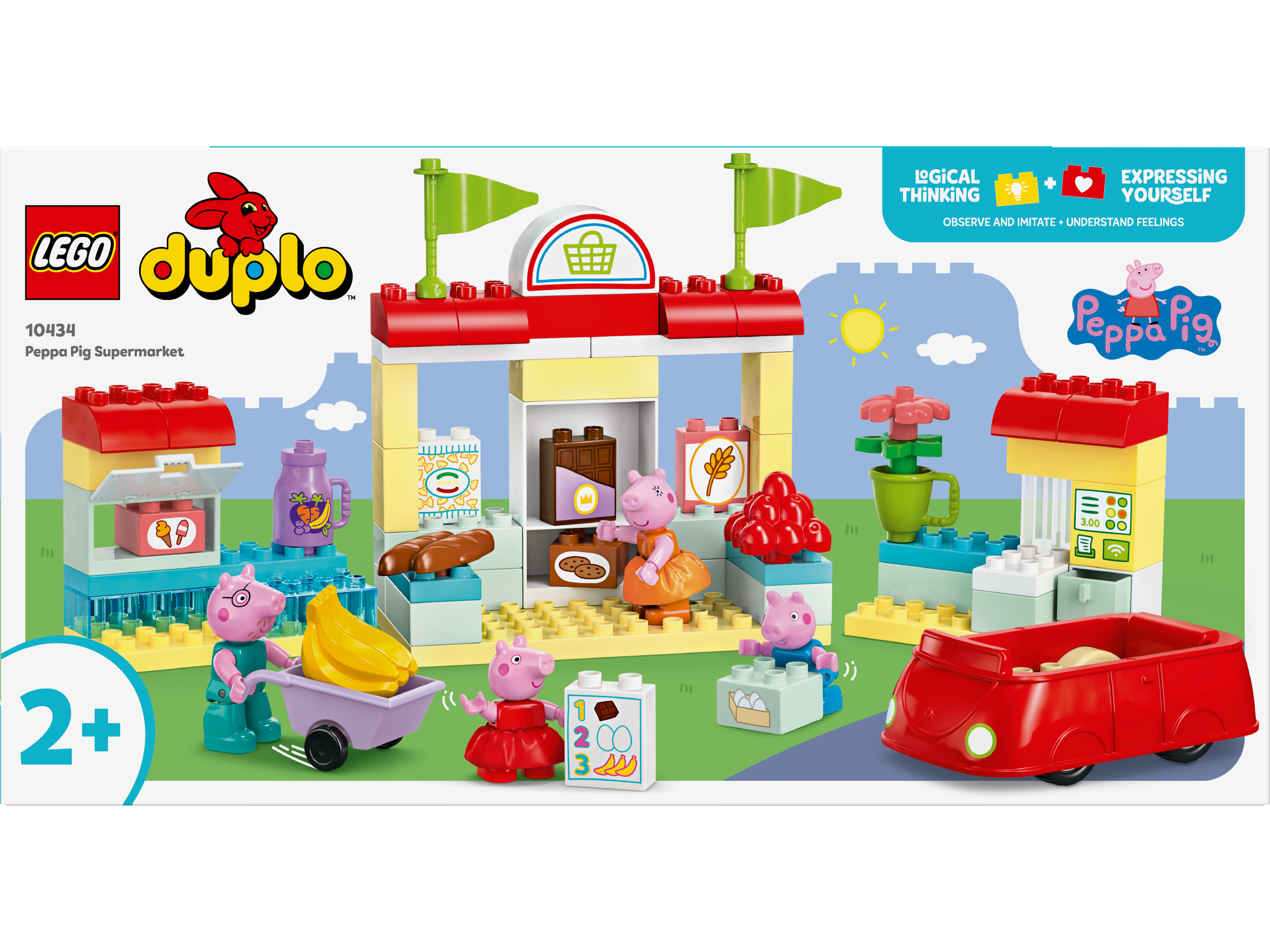 LEGO® DUPLO® - Supermarketul Purcelusei Peppa 10434, 70 piese