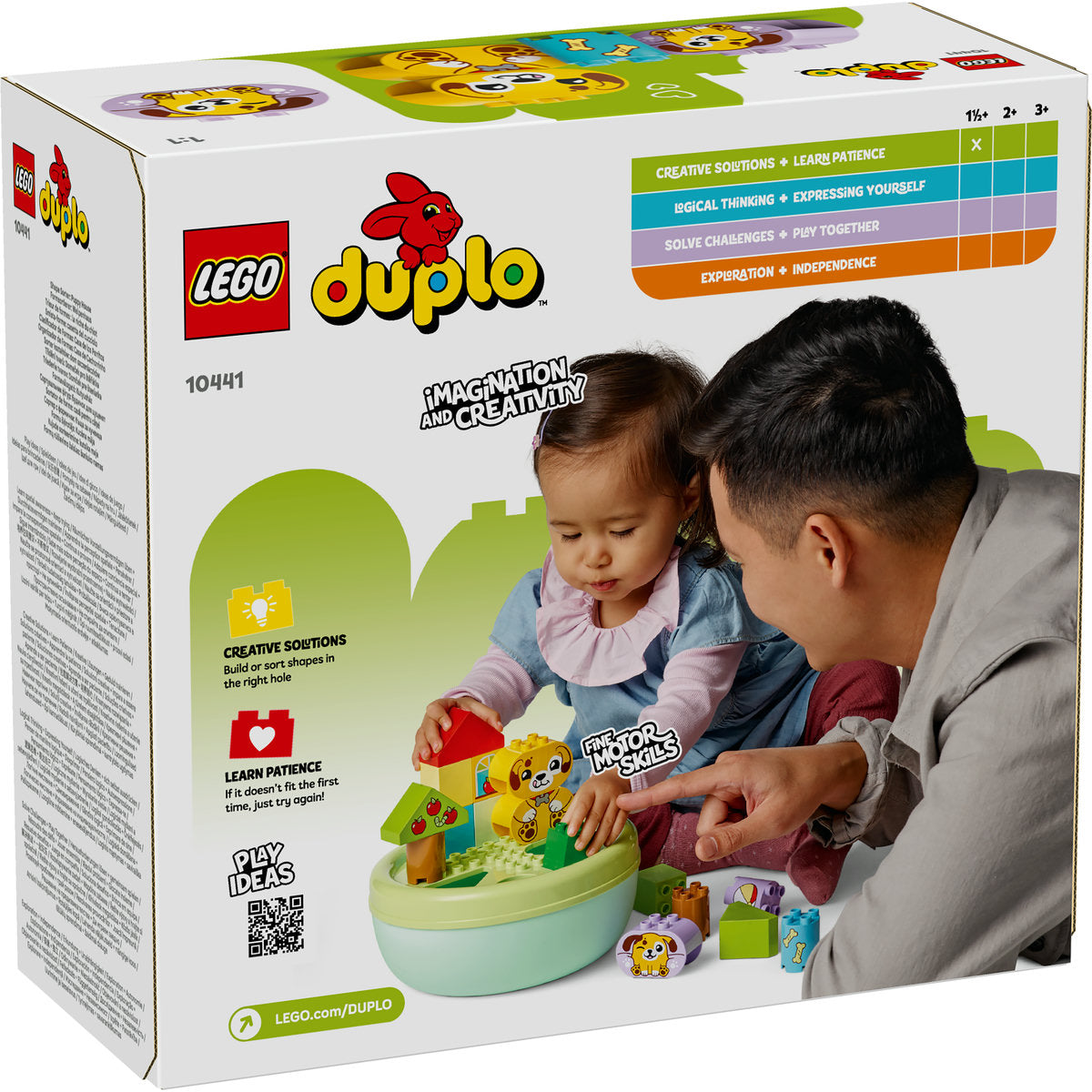 LEGO® DUPLO® - Sortator de forme: casa pentru catei 10441, 17 piese