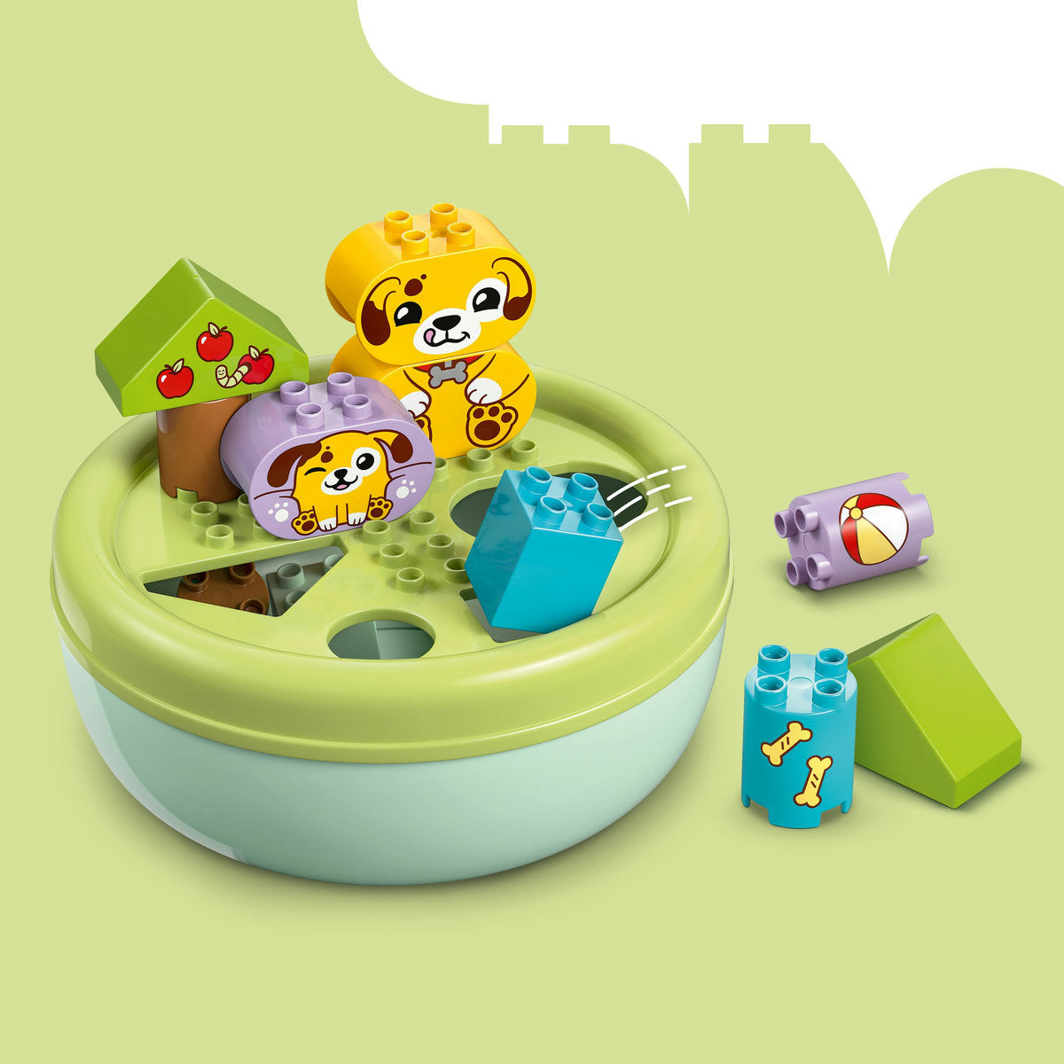 LEGO® DUPLO® - Sortator de forme: casa pentru catei 10441, 17 piese