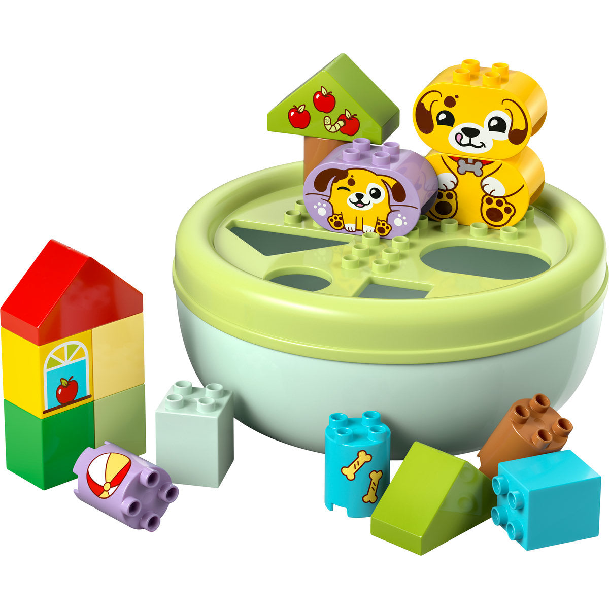LEGO® DUPLO® - Sortator de forme: casa pentru catei 10441, 17 piese