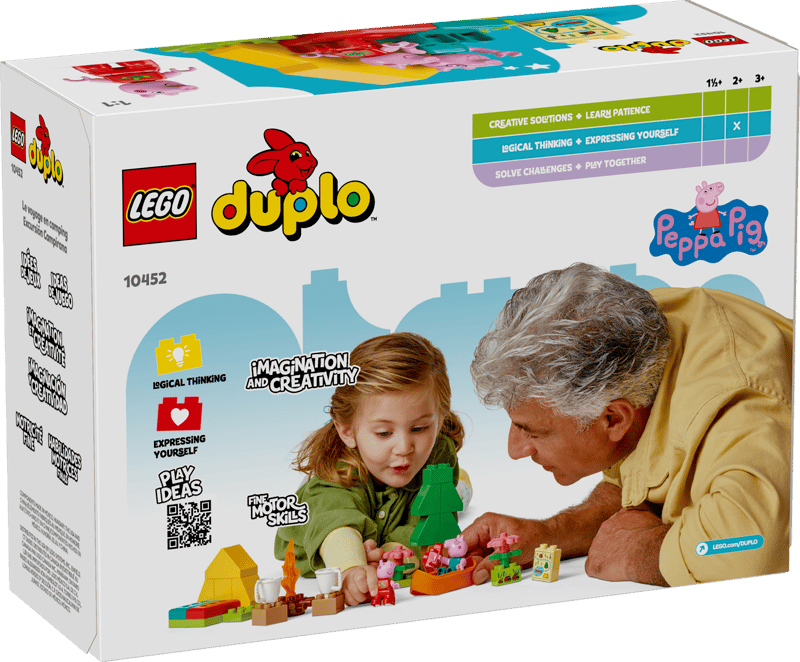 LEGO® DUPLO - Peppa Pig - Excursie cu cortul 10452, 32 piese