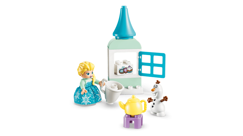 Set de constructie LEGO® DUPLO® | Disney Regatul de gheata Cutie creativa cu Elsa si Olaf din Regatul de gheata 10462, Jucarii pentru Copii de 2+ ani, Jucarii pentru Fete si Baieti, Jocuri Educative